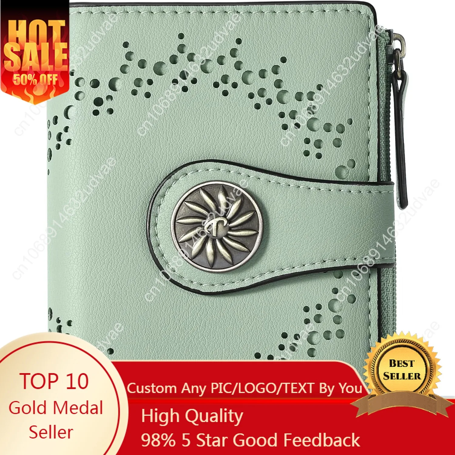Small Wallet for Women Bifold RFID Blocking Card Holder Leather Wallets with Zipper Coin Pocket
Small Wallet for Women Bifold RFID Blocking Card Holder Leather Wallets with Zipper Coin Pocket