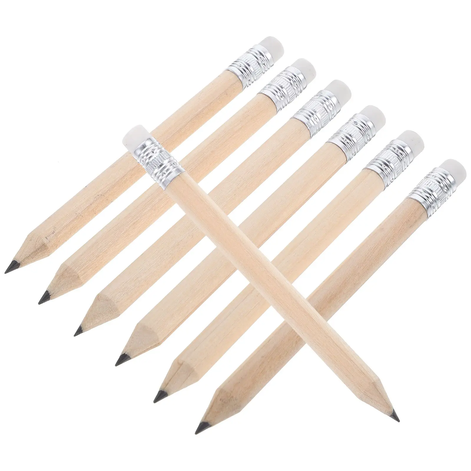 6 Pcs Golf Pencils Erasable Wood Sketch Practical Inkless White Long Lasting Sharpen School Office Use Wooden Pencils Painting
6 Pcs Golf Pencils Erasable Wood Sketch Practical Inkless White Long Lasting Sharpen School Office Use Wooden Pencils Painting