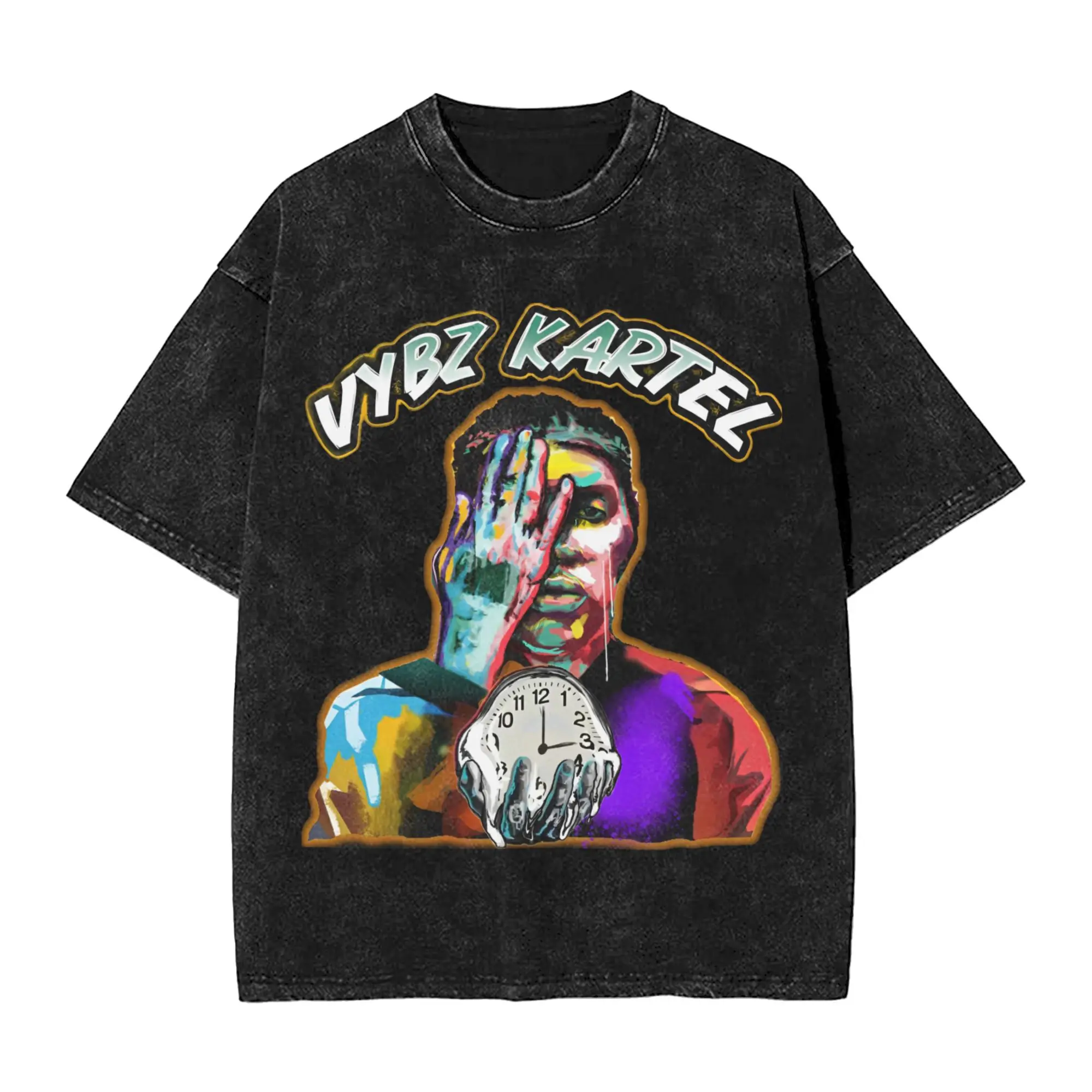 Rapper Vybz Kartel Washed T-Shirt Male Streetwear Casual T Shirts Summer Crewneck Hipster Tee Shirt Print Oversized Tops
Rapper Vybz Kartel Washed T-Shirt Male Streetwear Casual T Shirts Summer Crewneck Hipster Tee Shirt Print Oversized Tops