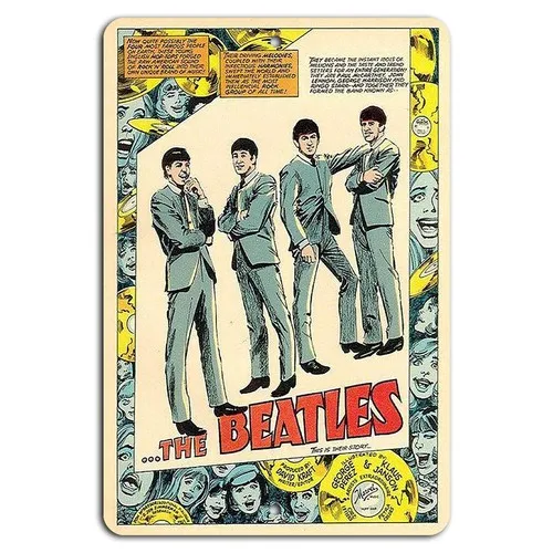 The Comic Book Style Band Poster Metal Sign-aluminum
The Comic Book Style Band Poster Metal Sign-aluminum