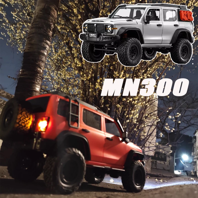 1:12 MN-300 Climbing Car RC CAR Fully Proportional 4WD Remote Control Off road Vehicle 2.4G MN300 Model Adult Gift Children Toy
1:12 MN-300 Climbing Car RC CAR Fully Proportional 4WD Remote Control Off road Vehicle 2.4G MN300 Model Adult Gift Children Toy