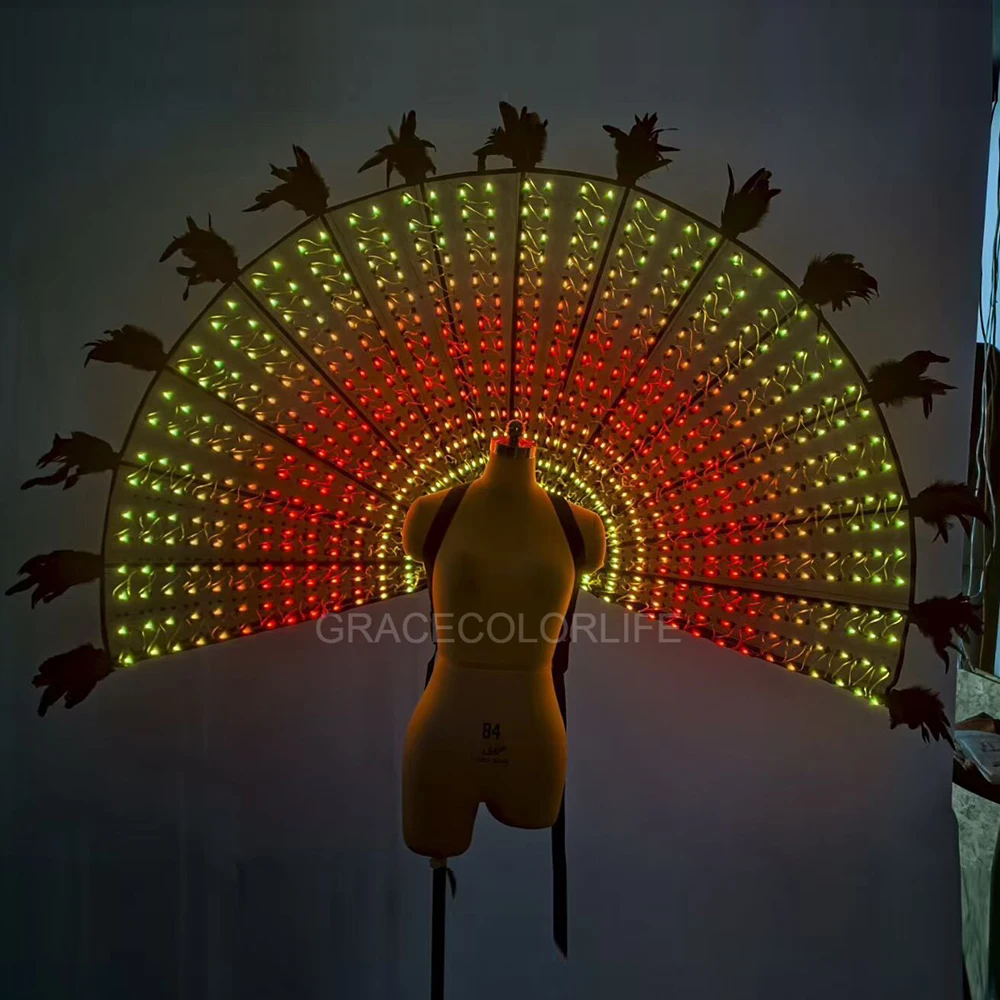 Профессиональные светодиодные крылья Isis, вращающиеся на 360° сценические крылья феи с палочками, перезаряжаемые через USB для танца живота
Профессиональные светодиодные крылья Isis, вращающиеся на 360° сценические крылья феи с палочками, перезаряжаемые через USB для танца живота