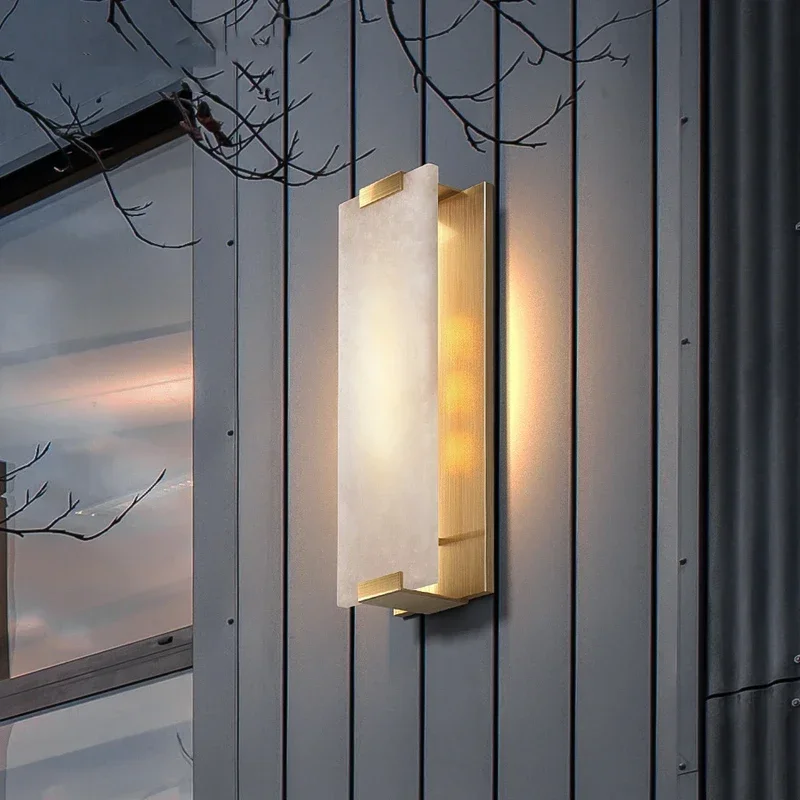 Marble Natural Rectangle LED Wall Lights Copper Foyer Bedside Aisle Indoor Wall Lamp Gold Black Sconce Dropshipping 110-240V
Marble Natural Rectangle LED Wall Lights Copper Foyer Bedside Aisle Indoor Wall Lamp Gold Black Sconce Dropshipping 110-240V