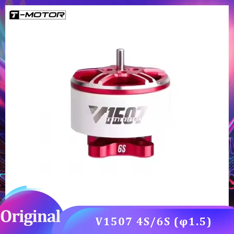 T-HOBBYT-MOTOR VELOX V1507 3inch High Thrust Motor 1.5mm/5mm Shaft 4S/6S for for RC FPV Freestyle Drones DIY Parts
T-HOBBYT-MOTOR VELOX V1507 3inch High Thrust Motor 1.5mm/5mm Shaft 4S/6S for for RC FPV Freestyle Drones DIY Parts