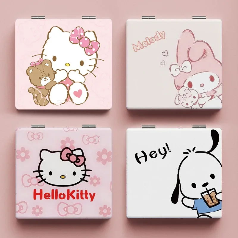 Kawaii HelloKitty Portable Folding Mirror Cartoon Pochacco Cosmetic Mirror Student Dormitory Makeup Repair Handheld Mirror
Kawaii HelloKitty Portable Folding Mirror Cartoon Pochacco Cosmetic Mirror Student Dormitory Makeup Repair Handheld Mirror
