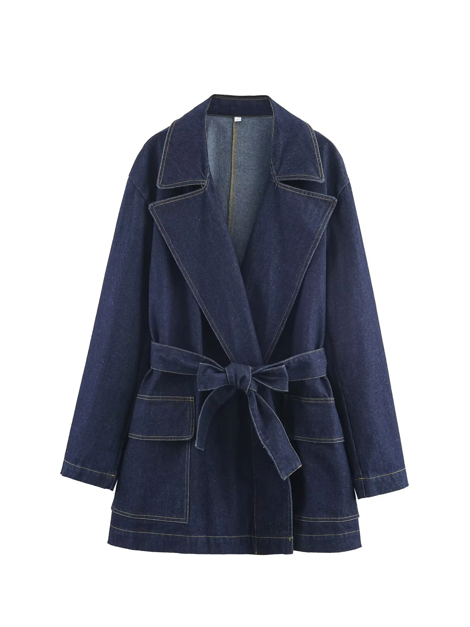 Women's Blue Denim Long Jacket Vintage Boyfriend style Long Sleeve Oversize Jean Jacket Harajuku Korean Outerwear 2000s Clothes
Women's Blue Denim Long Jacket Vintage Boyfriend style Long Sleeve Oversize Jean Jacket Harajuku Korean Outerwear 2000s Clothes