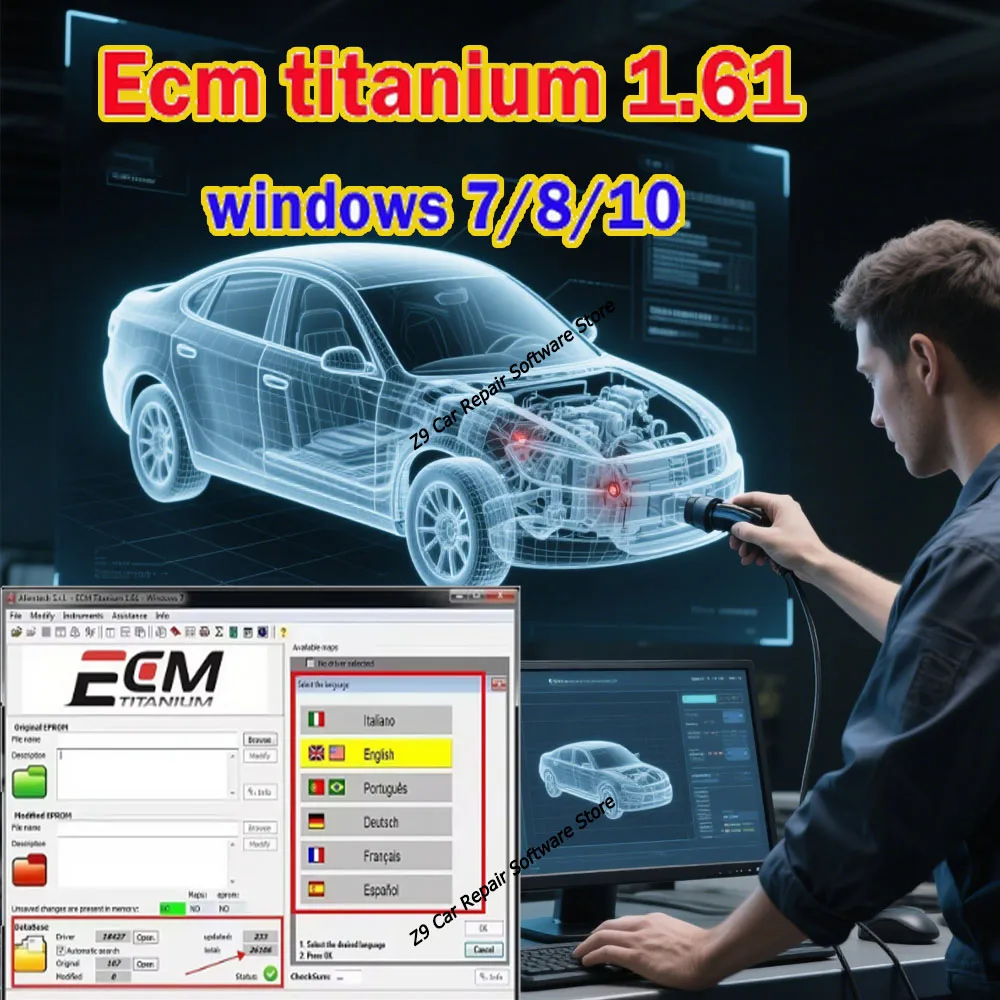 2025 ECM TITANIUM 1.61 With 26000 + Driver ECM 18259+ Drivers for ecu tool Send link or CD or USB windows 7/8/10
2025 ECM TITANIUM 1.61 With 26000 + Driver ECM 18259+ Drivers for ecu tool Send link or CD or USB windows 7/8/10