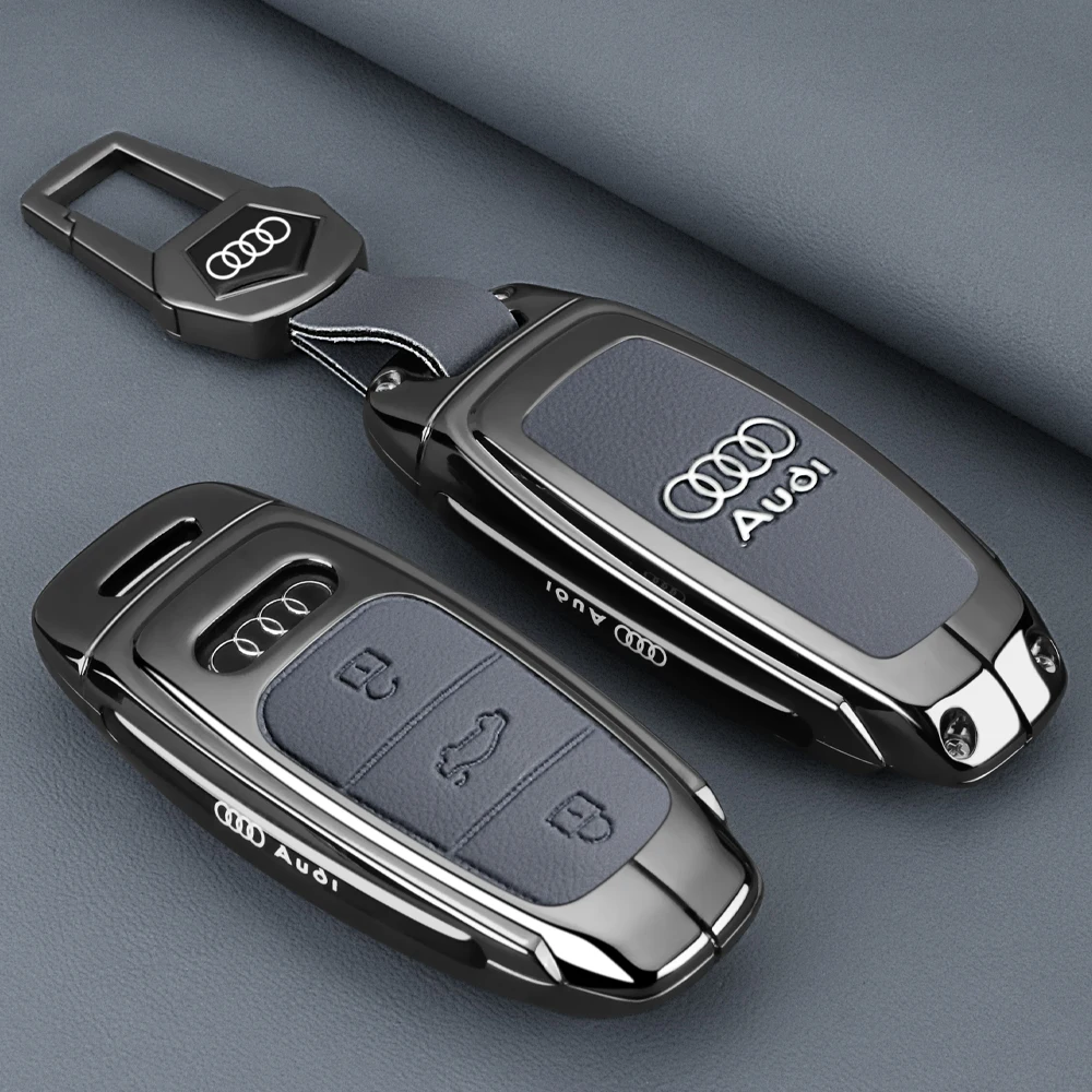Leather Key Case Shell Buckle Car Key Cover for Audi A3 A4 B9 A6 A7 4K A8 E-tron Q5 Q8 C8 D5 SQ8 Car Remote Control Shell
Leather Key Case Shell Buckle Car Key Cover for Audi A3 A4 B9 A6 A7 4K A8 E-tron Q5 Q8 C8 D5 SQ8 Car Remote Control Shell