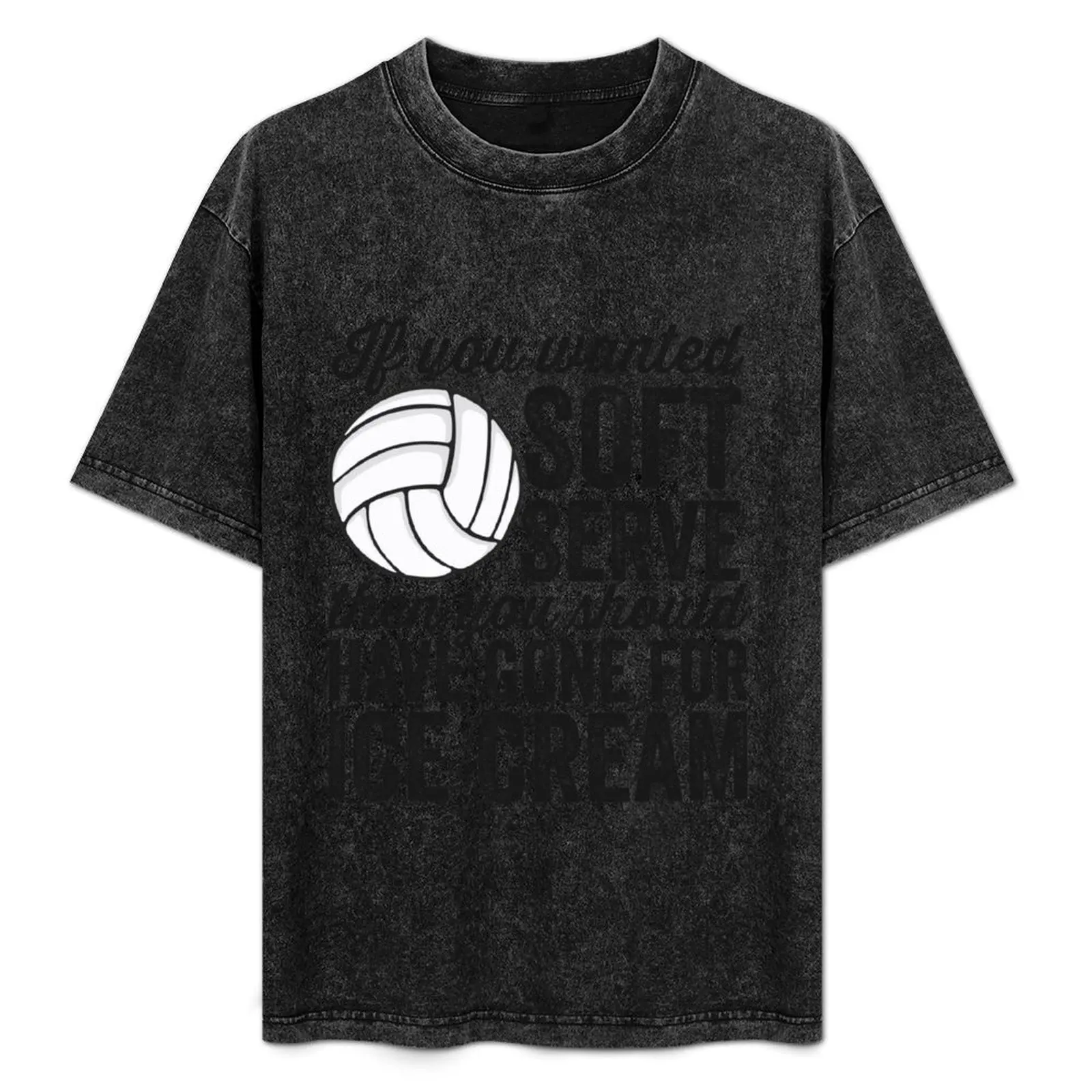 If You Wanted Soft Serve Ice Cream Funny Volleyball T-Shirt Comfortable Basic Crew Neck Tee
If You Wanted Soft Serve Ice Cream Funny Volleyball T-Shirt Comfortable Basic Crew Neck Tee