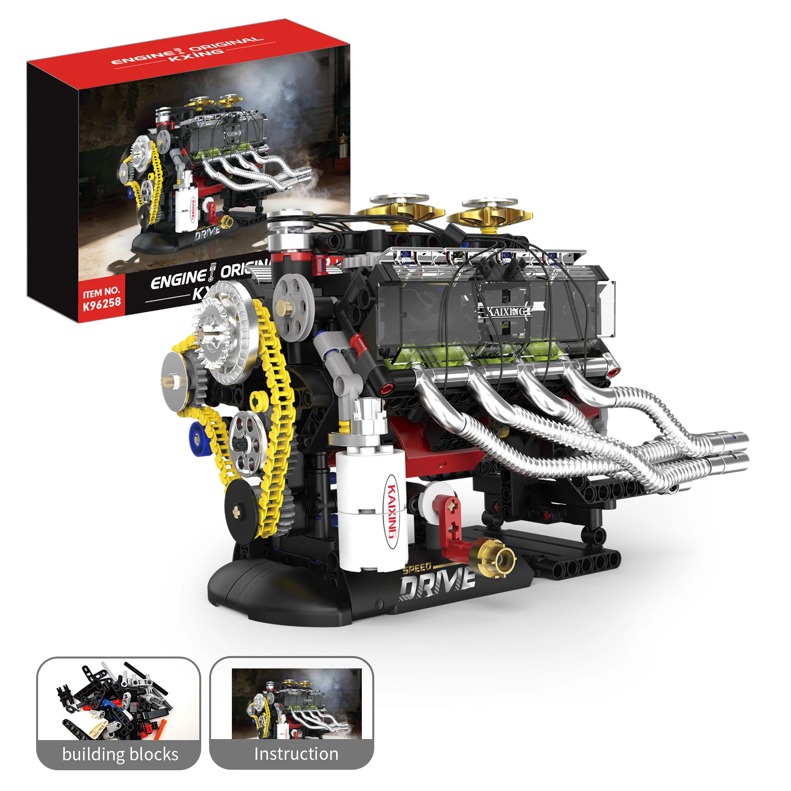 4-Cylinder Engine Model Building Blocks Kit MOC Simulation building Collectible Toy Ornament For Adults Kids Holiday Gifts
4-Cylinder Engine Model Building Blocks Kit MOC Simulation building Collectible Toy Ornament For Adults Kids Holiday Gifts