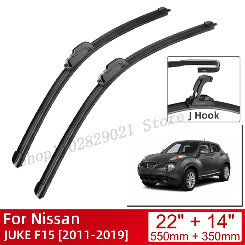 For Nissan JUKE F15 2011-2019 22"+14" Car Accessories Front Windscreen Wiper Blade Brushes Wipers U Type J Hooks 2019 2018 2017
For Nissan JUKE F15 2011-2019 22"+14" Car Accessories Front Windscreen Wiper Blade Brushes Wipers U Type J Hooks 2019 2018 2017