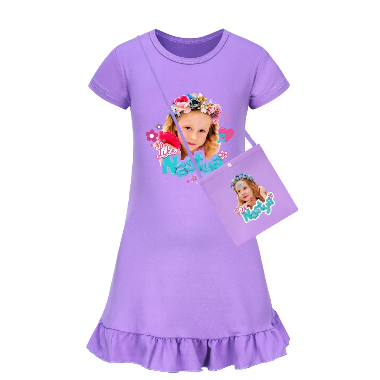 Russian Like Nastya Dress Kids Cartoon Casual Clothes Baby Girls Summer Nightgowns Children Cartoon Sleepwear 5556
Russian Like Nastya Dress Kids Cartoon Casual Clothes Baby Girls Summer Nightgowns Children Cartoon Sleepwear 5556