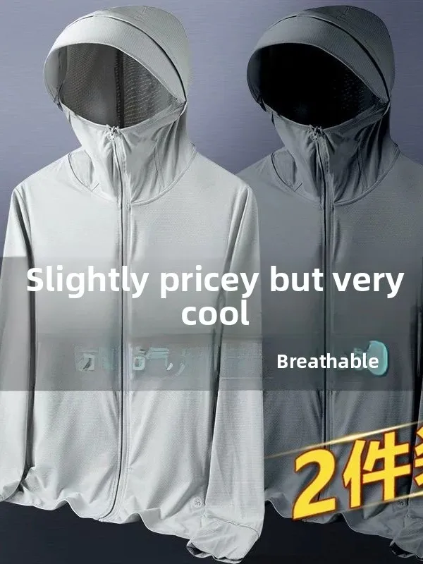 Men's Ice Silk Lightweight Quick Dry Breathable UV Protection Jacket Outdoor Fishing Lightweight Fashionable Sunscreen Clothing
Men's Ice Silk Lightweight Quick Dry Breathable UV Protection Jacket Outdoor Fishing Lightweight Fashionable Sunscreen Clothing