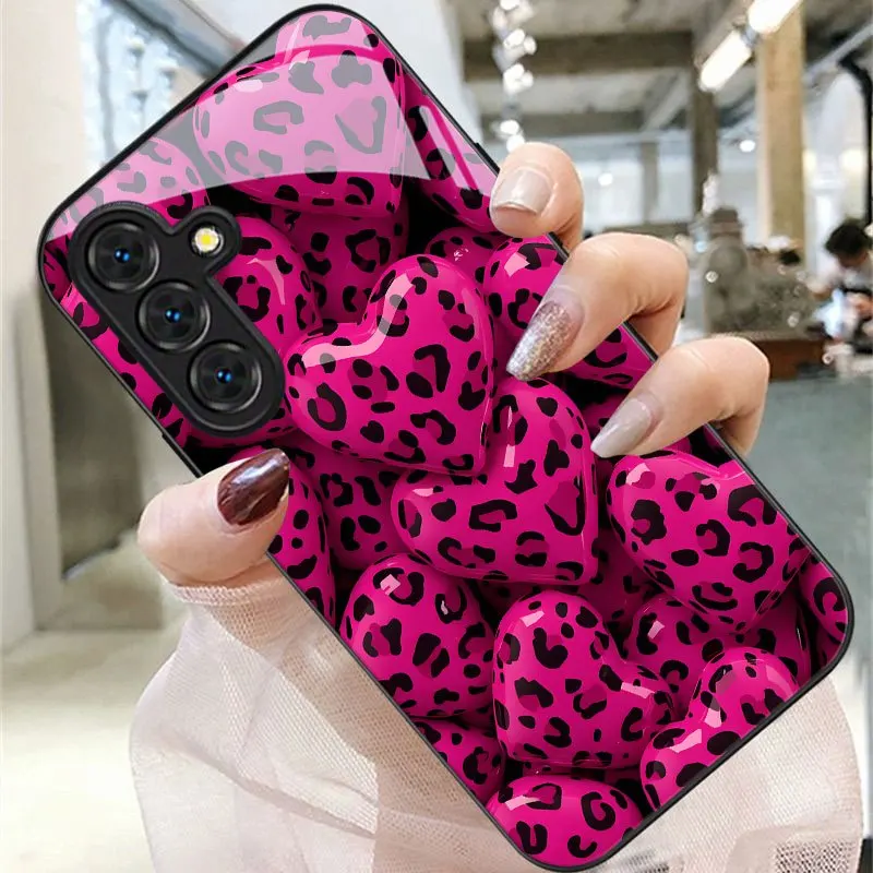 Pink Leopard Print Phone Case for Samsung for Galaxy S26/S25/S24/S23/S22/S21 and other models Glass Protective Case
Pink Leopard Print Phone Case for Samsung for Galaxy S26/S25/S24/S23/S22/S21 and other models Glass Protective Case