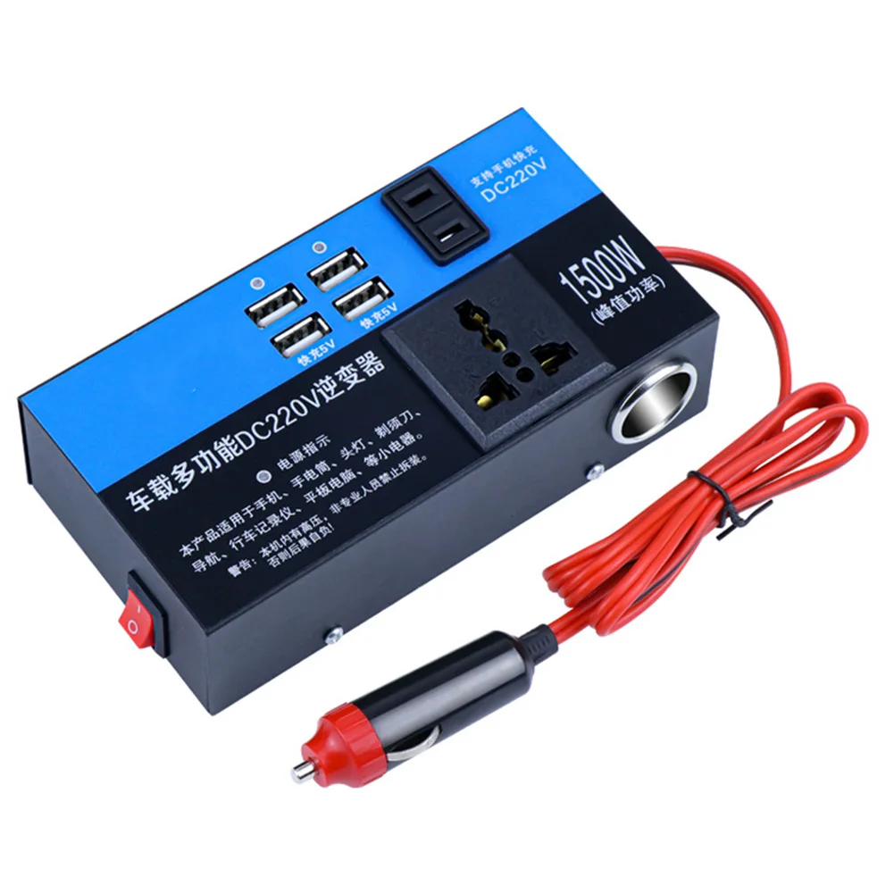 Portable Vehicle Charger Inverter Designed for Safety and Efficiency Featuring an LCD Screen and 4 USB Outputs
Portable Vehicle Charger Inverter Designed for Safety and Efficiency Featuring an LCD Screen and 4 USB Outputs