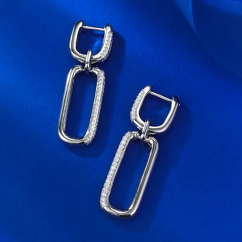 Karachi Personalized And Trendy Paper Clip Earrings S925 Silver A Versatile European And American Item To Wear Jewelry
Karachi Personalized And Trendy Paper Clip Earrings S925 Silver A Versatile European And American Item To Wear Jewelry