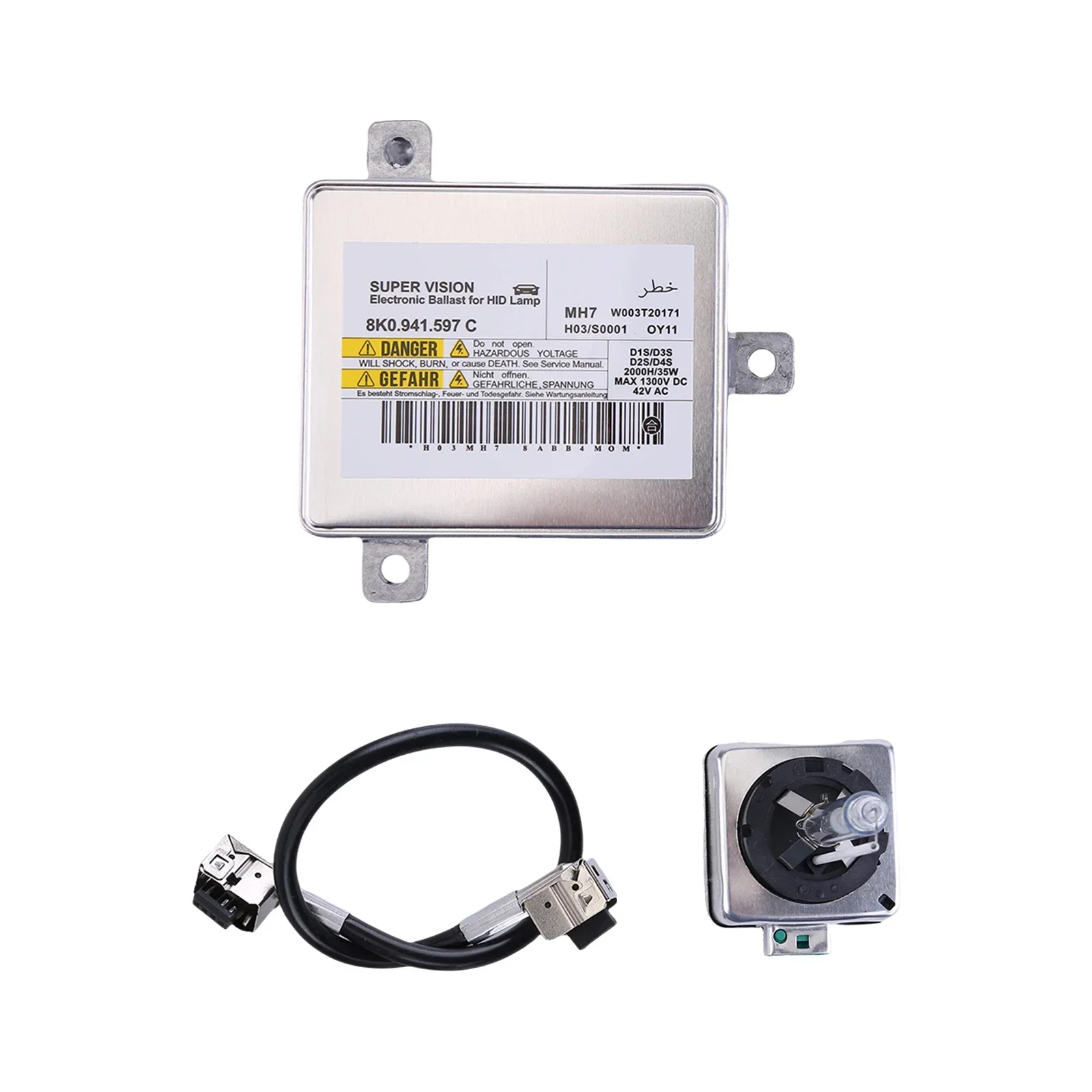 Xenon Headlight Ballast Control Unit Module Set with D3S Bulb Compatible forMacan 15-18 Replaces 99161832303
Xenon Headlight Ballast Control Unit Module Set with D3S Bulb Compatible forMacan 15-18 Replaces 99161832303
