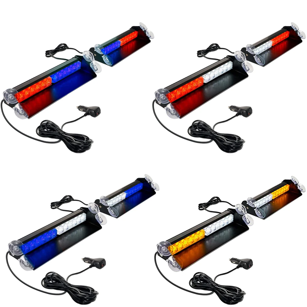 1 PC Alumium 12V-24V 24LED Car Dash Emergency Strobe Light LED Windshield Warning Strobe Light with Suction Cups Universal
1 PC Alumium 12V-24V 24LED Car Dash Emergency Strobe Light LED Windshield Warning Strobe Light with Suction Cups Universal