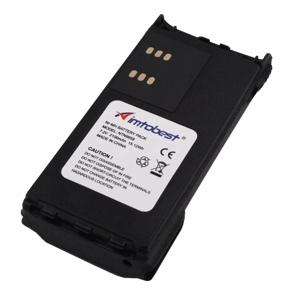 NTN9858C 2100mAh Ni-Mh Battery for MOTOROLA Radio XTS1500 XTS2500 MT1500 PR1500 NNTN7554 NTN9816 NTN9857 Battery
NTN9858C 2100mAh Ni-Mh Battery for MOTOROLA Radio XTS1500 XTS2500 MT1500 PR1500 NNTN7554 NTN9816 NTN9857 Battery