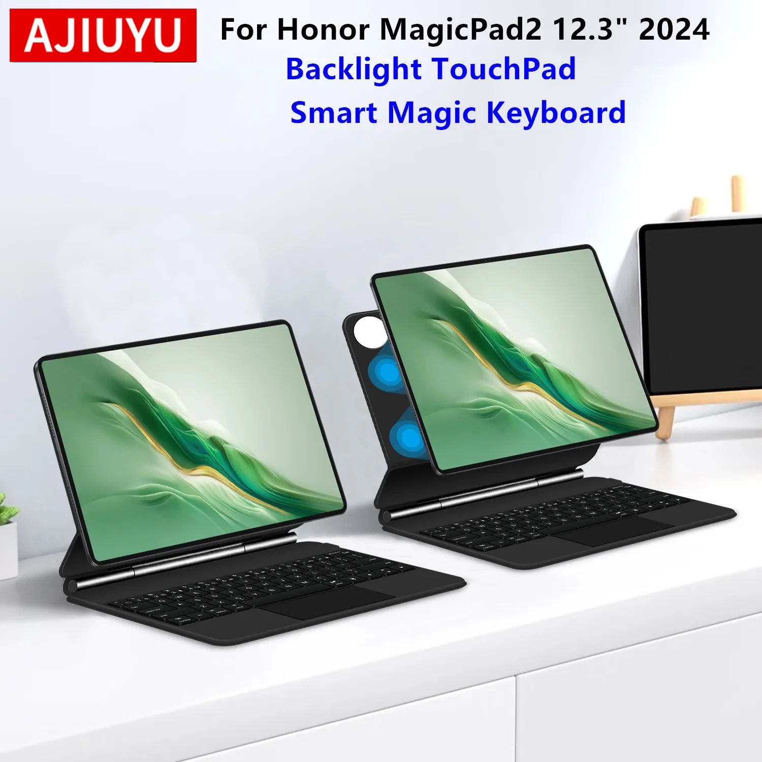 Magic Keyboard Case for Huawei Honor MagicPad 2 2024 12.3" Tablet For Honor MagicPad 2 MagicPad2 12.3 inch Smart Keyboard Cover
Magic Keyboard Case for Huawei Honor MagicPad 2 2024 12.3" Tablet For Honor MagicPad 2 MagicPad2 12.3 inch Smart Keyboard Cover