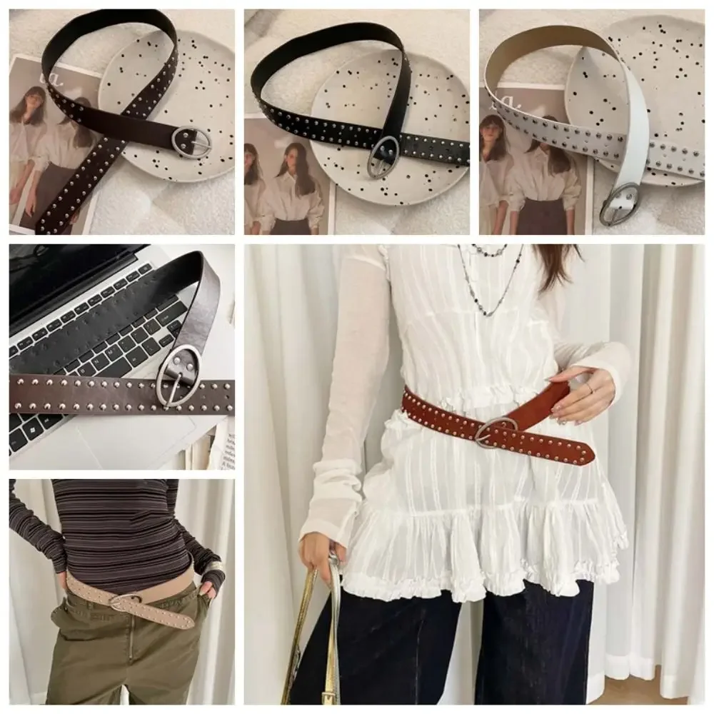Trouser Decoration Adjustable Rivet Waist Belt Punk Retro Y2K Wide Belt American Style Jeans Decor PU Leather Waistbands Gift
Trouser Decoration Adjustable Rivet Waist Belt Punk Retro Y2K Wide Belt American Style Jeans Decor PU Leather Waistbands Gift