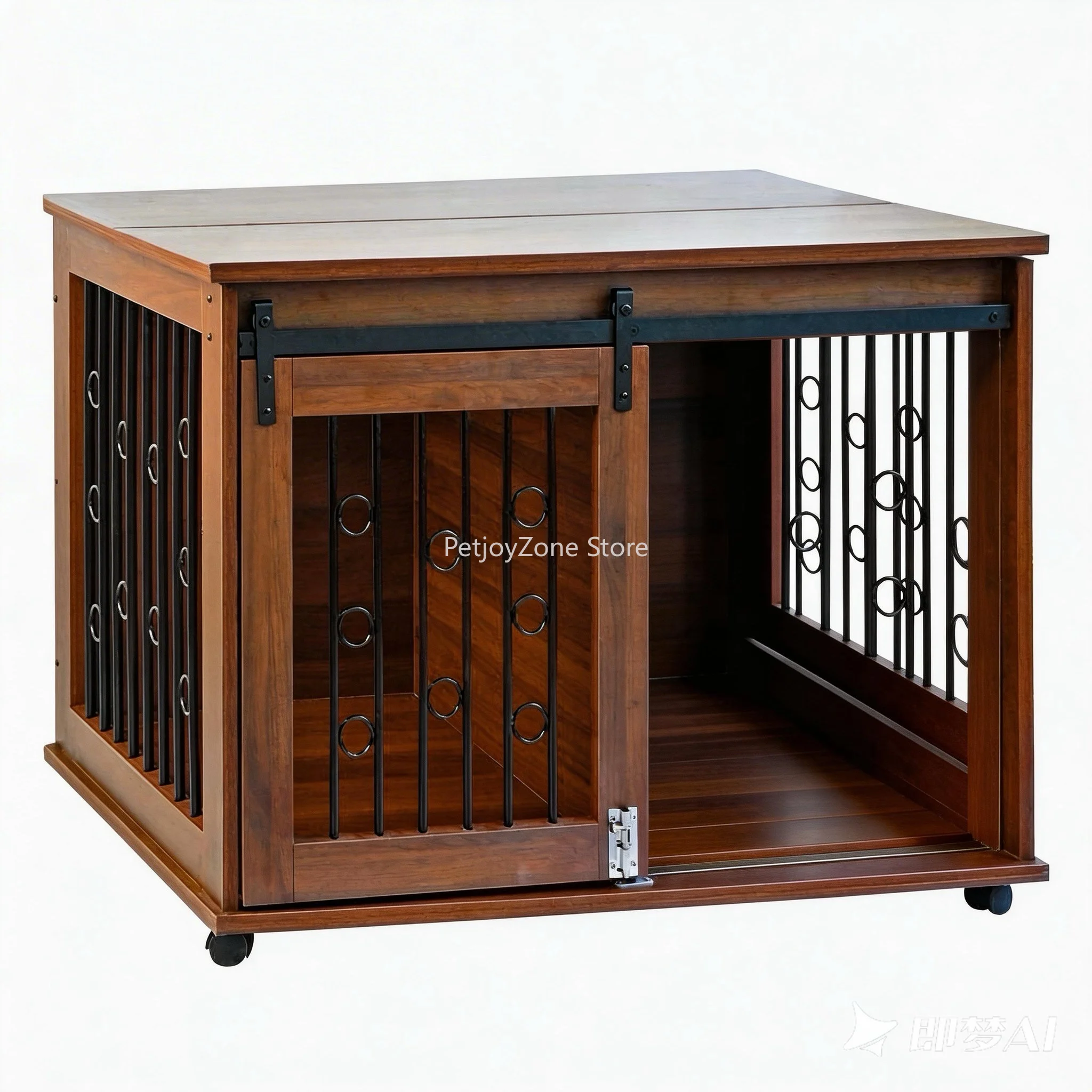 Kaven Model 551 Luxury Wooden Dog Kennel Two-Door Adjustable Design Horizontal Sliding Closure Eco-Friendly Quadrate Shape For
Kaven Model 551 Luxury Wooden Dog Kennel Two-Door Adjustable Design Horizontal Sliding Closure Eco-Friendly Quadrate Shape For