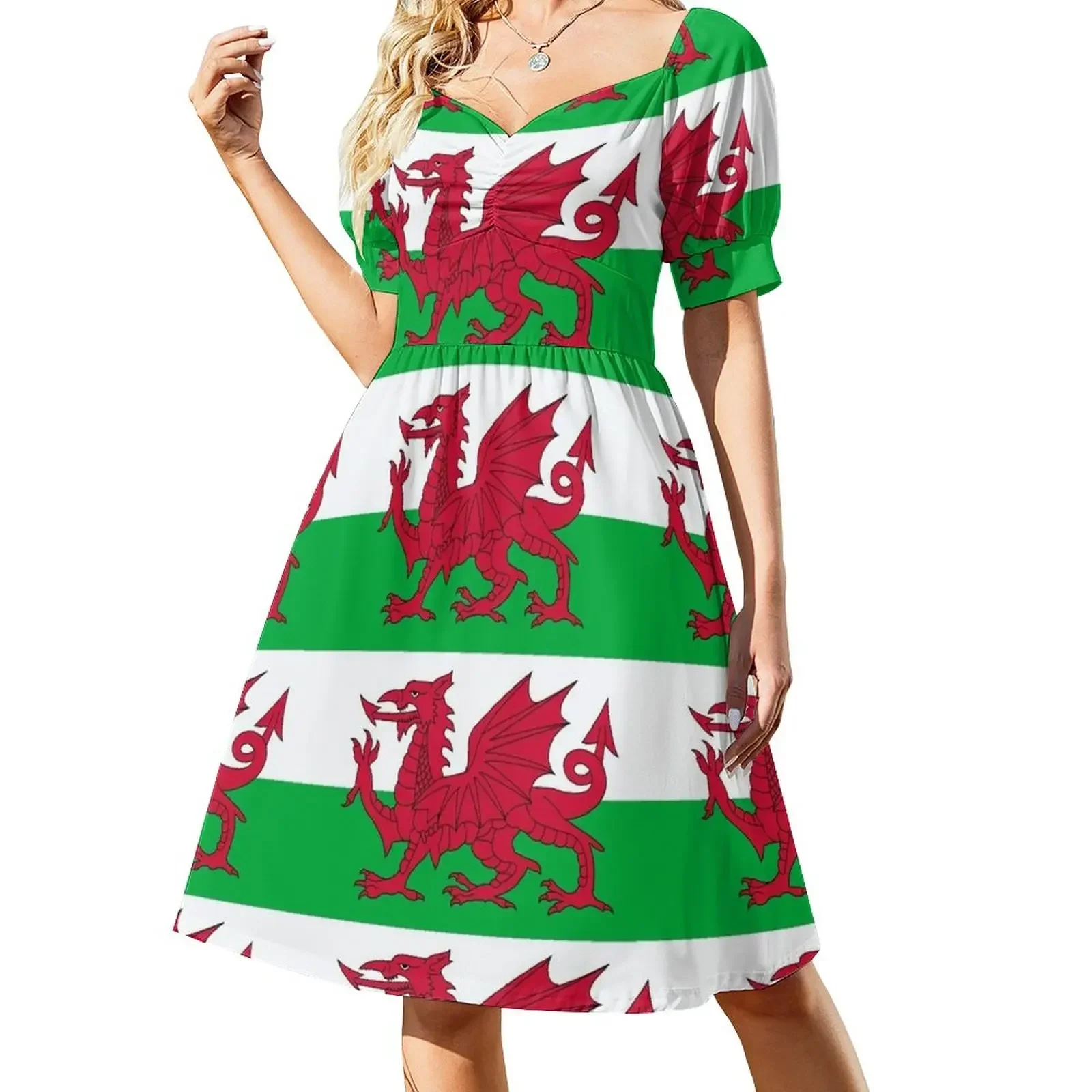 Flag of Wales Short-Sleeved Dress summer clothes for women Dress women elegant women's dresses for wedding Dress woman
Flag of Wales Short-Sleeved Dress summer clothes for women Dress women elegant women's dresses for wedding Dress woman