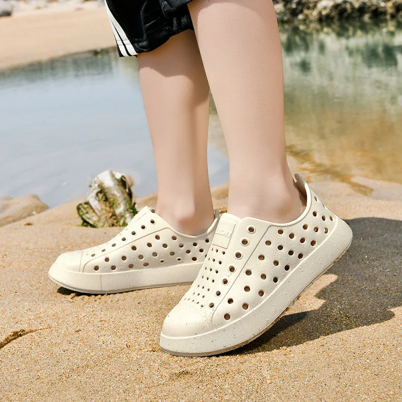 New Summer Boys Girls Hollow Out Beach Sandals Children Bao Tou Thick-soled Hole Sandals Kids Non-slip Soft Sole Casual Shoes
New Summer Boys Girls Hollow Out Beach Sandals Children Bao Tou Thick-soled Hole Sandals Kids Non-slip Soft Sole Casual Shoes