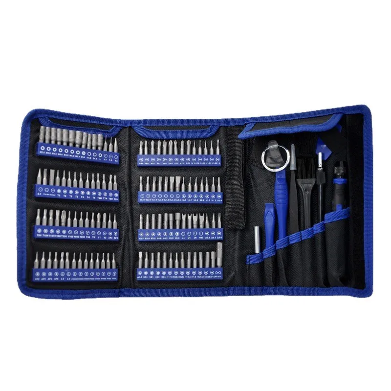 126Pcs Precision Telecom Repair Tool Set Canvas Bag Mobile Phone Disassembly Screwdriver Kit
126Pcs Precision Telecom Repair Tool Set Canvas Bag Mobile Phone Disassembly Screwdriver Kit