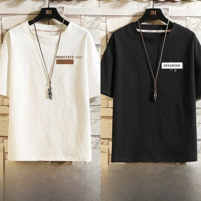 Льняная футболка мужская ort Sve летняя новая тонкая свободная ледяная шелковая хлопковая льняная одежда f Sve дышащая против морщин
Льняная футболка мужская ort Sve летняя новая тонкая свободная ледяная шелковая хлопковая льняная одежда f Sve дышащая против морщин