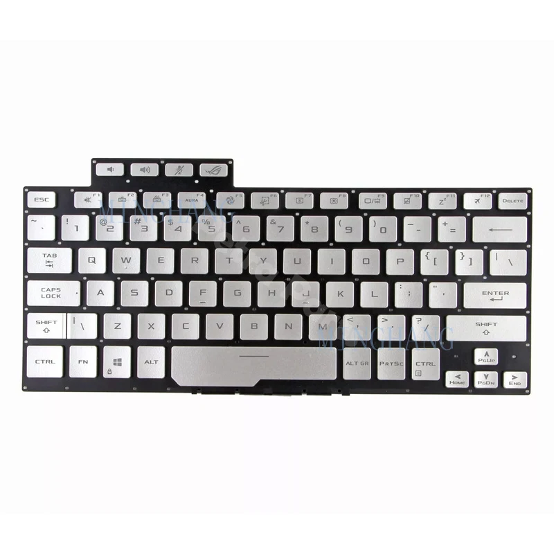 M Laptop Keyboard for ASUS ROG Zephyrus G14 GA401 GA401U Silver US Backlit
M Laptop Keyboard for ASUS ROG Zephyrus G14 GA401 GA401U Silver US Backlit