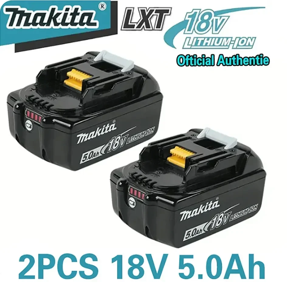 100% Original Makita Rechargeable Power Tool Battery, Replaceable LED Lithium-ion, 5.0 Ah 18V LXT BL1860B BL1860BL1850 BL1830
100% Original Makita Rechargeable Power Tool Battery, Replaceable LED Lithium-ion, 5.0 Ah 18V LXT BL1860B BL1860BL1850 BL1830
