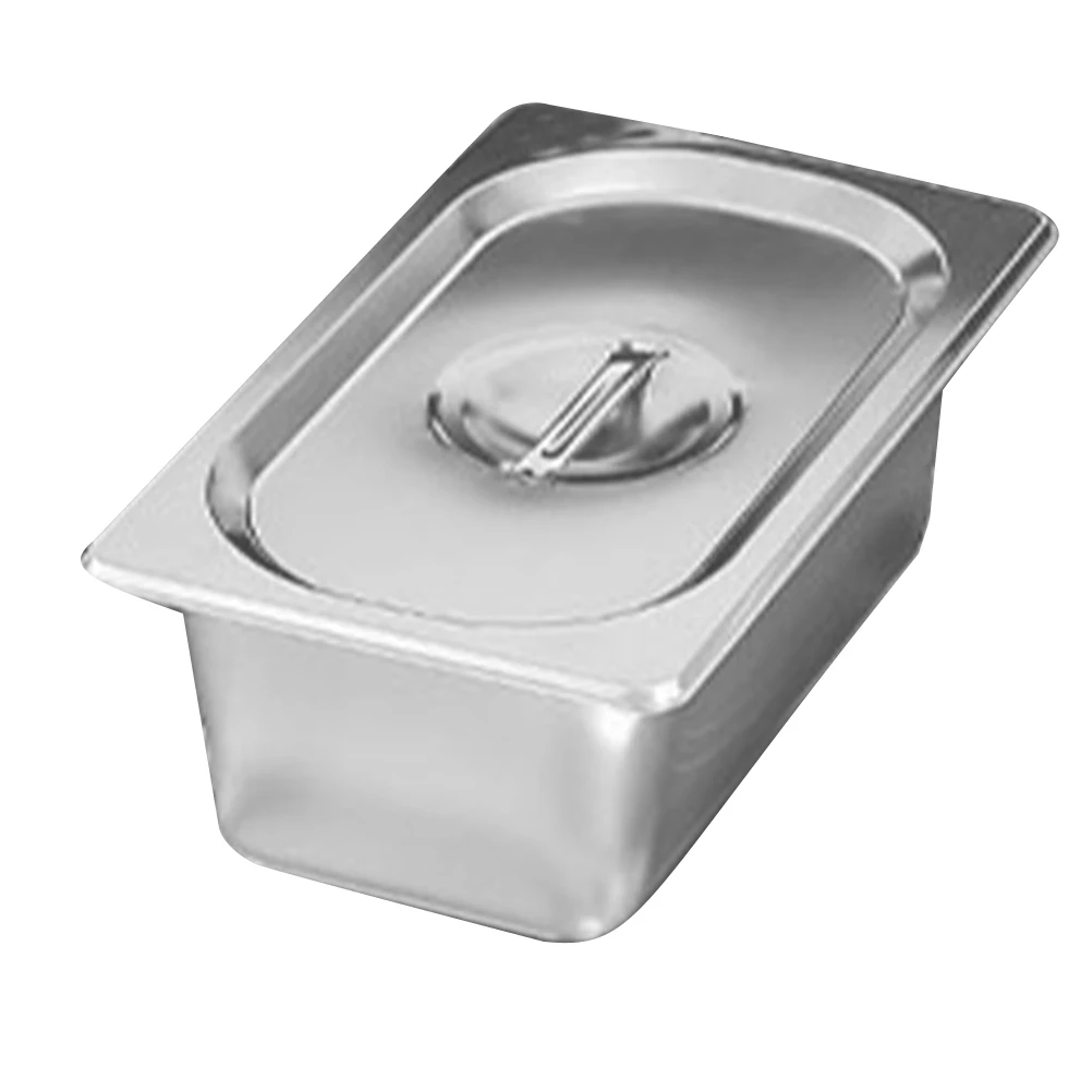 2Set Stainless Steel Buffet Tray Pan with Lid Rectangular Serving Plate Food Holder for Restaurant Catering 
2Set Stainless Steel Buffet Tray Pan with Lid Rectangular Serving Plate Food Holder for Restaurant Catering