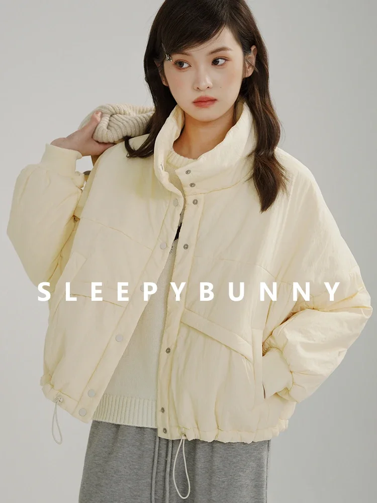 Stand Collar Drop Shoulder Cotton Puffer Jacket with Drawstring,Thickened Windproof Coat for Women,2024 Trendy Winter Outerwear
Stand Collar Drop Shoulder Cotton Puffer Jacket with Drawstring,Thickened Windproof Coat for Women,2024 Trendy Winter Outerwear