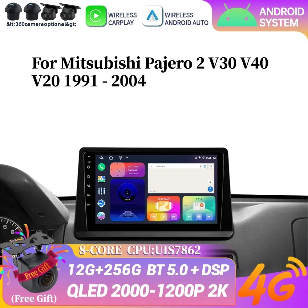 Android For Mitsubishi Pajero 2 V30 V40 V20 1991-2004 Car Radio Wireless Bluetooth Carplay Stereo Screen Multimedia Navigation
Android For Mitsubishi Pajero 2 V30 V40 V20 1991-2004 Car Radio Wireless Bluetooth Carplay Stereo Screen Multimedia Navigation