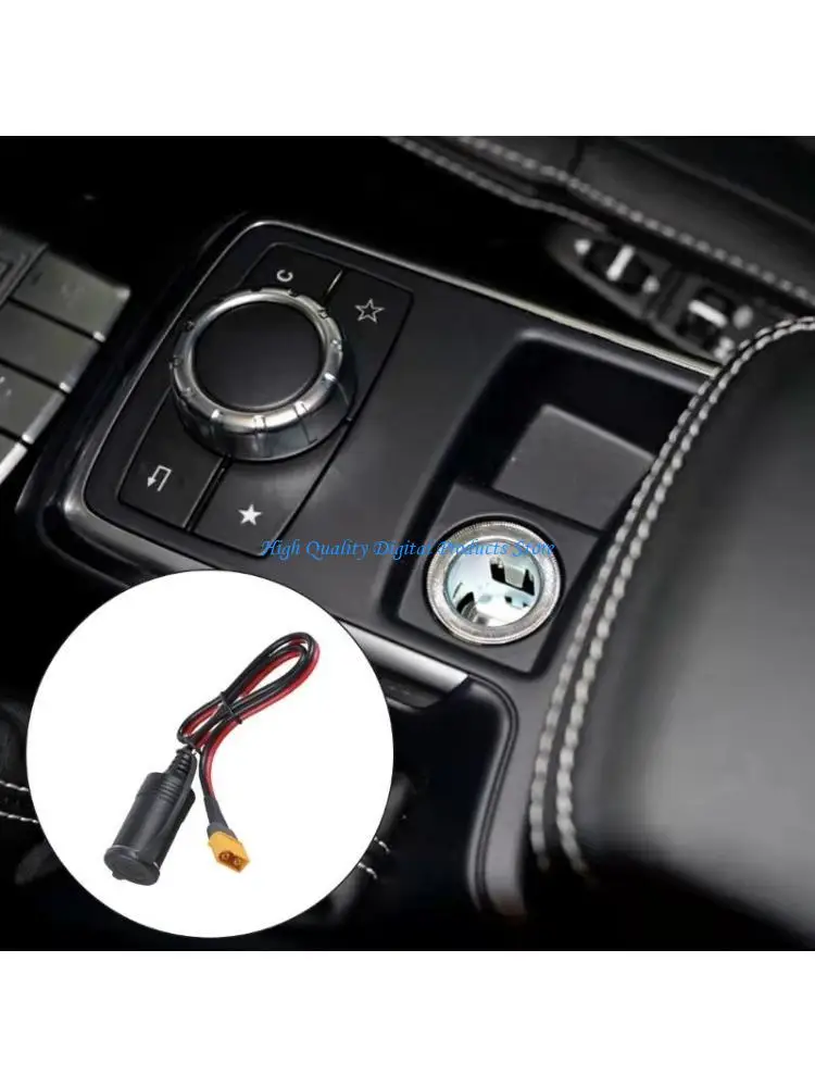 U2JE XT60 Male Connector to Car Female Socket Cable 30A Car Outlet Adapter for Dustproof and Waterproof Use
U2JE XT60 Male Connector to Car Female Socket Cable 30A Car Outlet Adapter for Dustproof and Waterproof Use