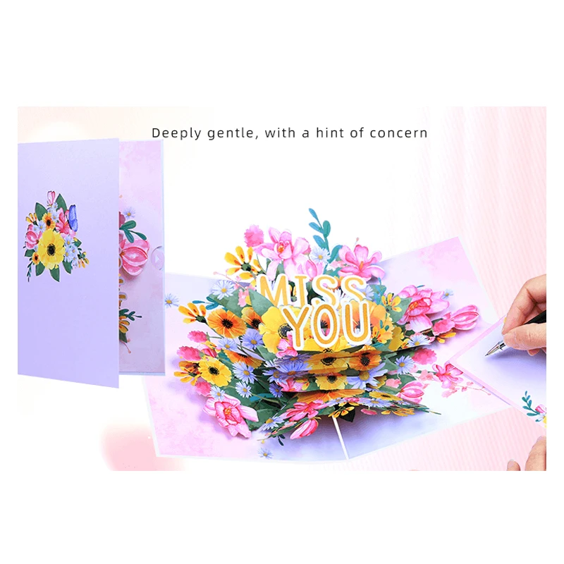 I Miss You 3D Pop Up Greeting Card for Valentine's Day, Message Card, Florals, Flowers, Anniversary, Birthday Gift, Thank You
I Miss You 3D Pop Up Greeting Card for Valentine's Day, Message Card, Florals, Flowers, Anniversary, Birthday Gift, Thank You
