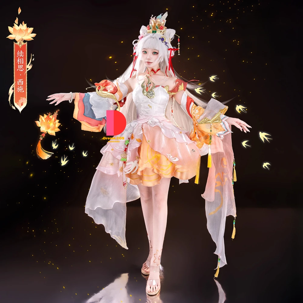 Game Honor of Kings Cosplay Costume Anime Xi Shi High Quality Role Playing Orange Fashion Dress Wig Women Adult Comic Con Outfit
Game Honor of Kings Cosplay Costume Anime Xi Shi High Quality Role Playing Orange Fashion Dress Wig Women Adult Comic Con Outfit