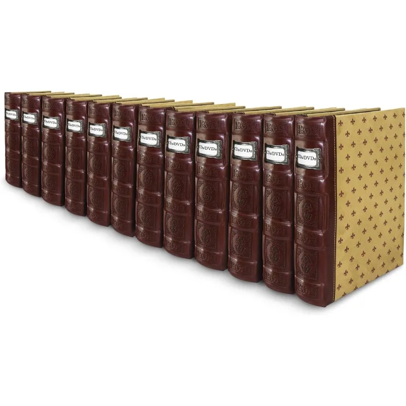 Tuscany CD/DVD Storage Binder Set - Leather - 576-Disc Capacity - Storage Organizer for DVDs, CDs, Blu Rays, & Video Games
Tuscany CD/DVD Storage Binder Set - Leather - 576-Disc Capacity - Storage Organizer for DVDs, CDs, Blu Rays, & Video Games
