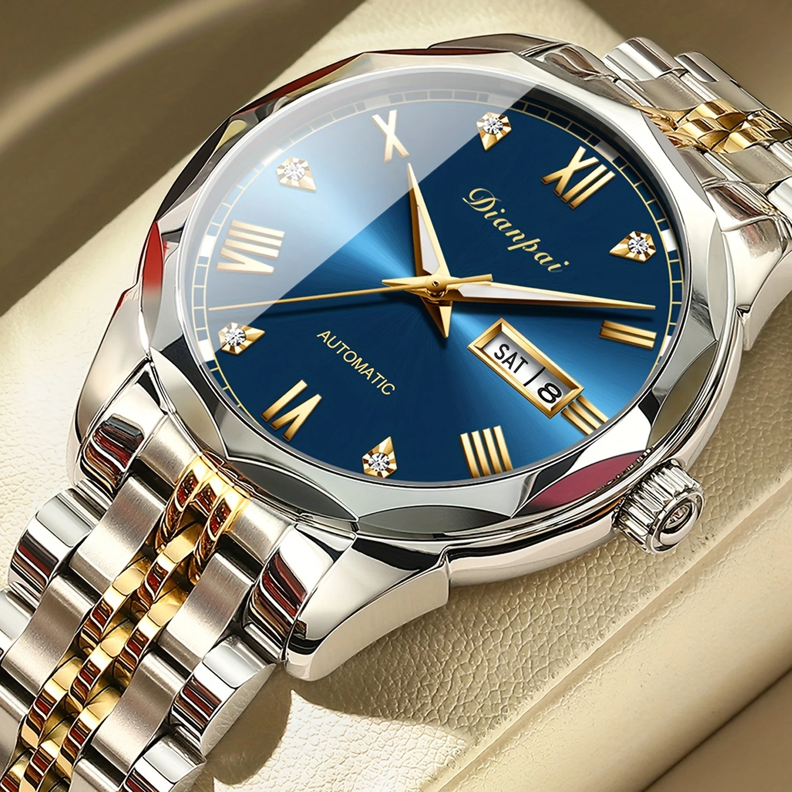 Swiss Quality Classical Genuine Men's Automatic Mechanical Watch Waterproof Luminous Watch Simple Atmospheric Fashion Wrist Watc
Swiss Quality Classical Genuine Men's Automatic Mechanical Watch Waterproof Luminous Watch Simple Atmospheric Fashion Wrist Watc