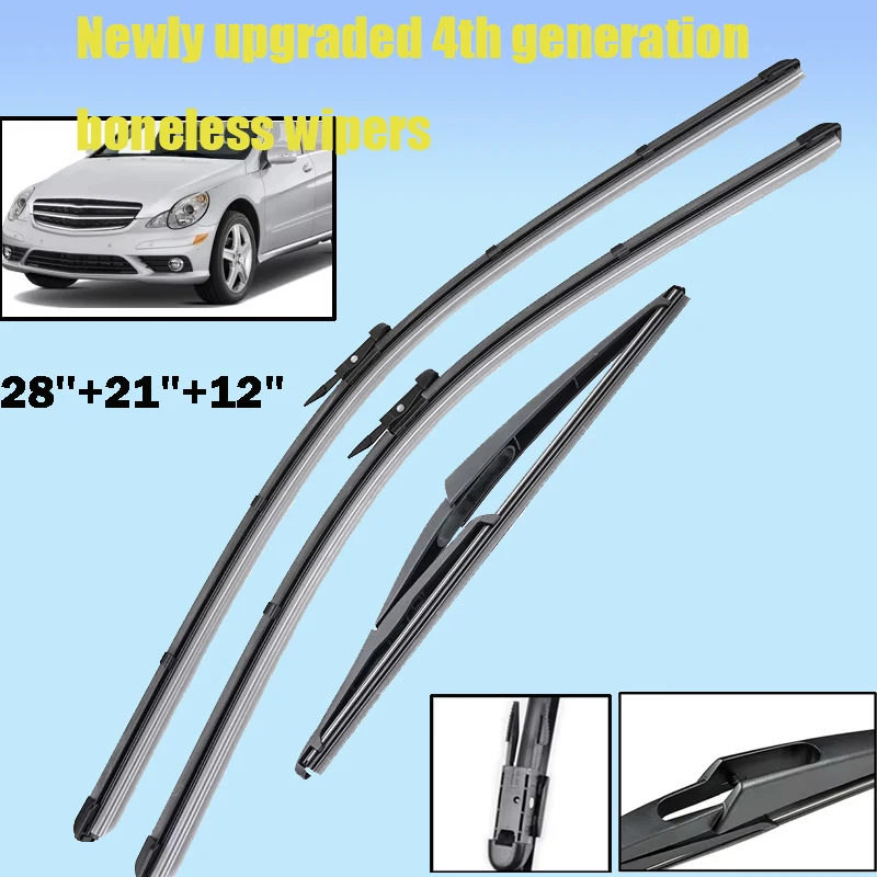 Windscreen Wiper Blades For Mercedes Benz R GL M ML Class W251 W164 X164 Front Rear Window 2006 2007 2008 2009 2010 2011
Windscreen Wiper Blades For Mercedes Benz R GL M ML Class W251 W164 X164 Front Rear Window 2006 2007 2008 2009 2010 2011
