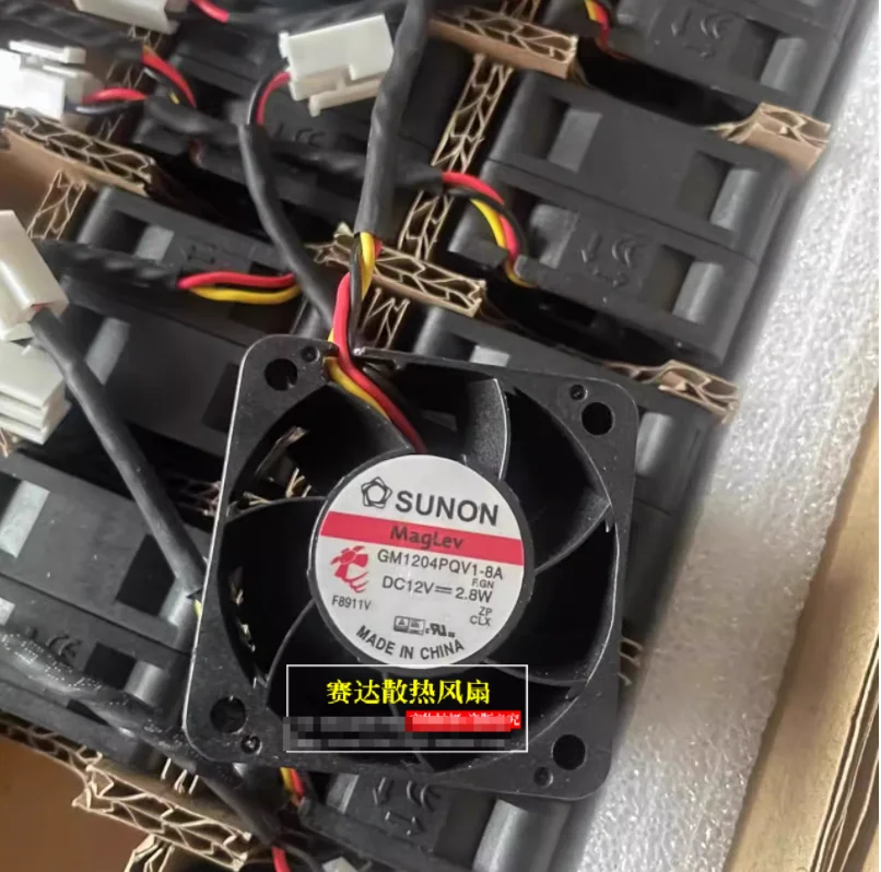 SUNON GM1204PQV1-8A DC 12 В 2,8 Вт 40x40x28 мм 3-проводной 2-контактный охлаждающий вентилятор для сервера
SUNON GM1204PQV1-8A DC 12 В 2,8 Вт 40x40x28 мм 3-проводной 2-контактный охлаждающий вентилятор для сервера