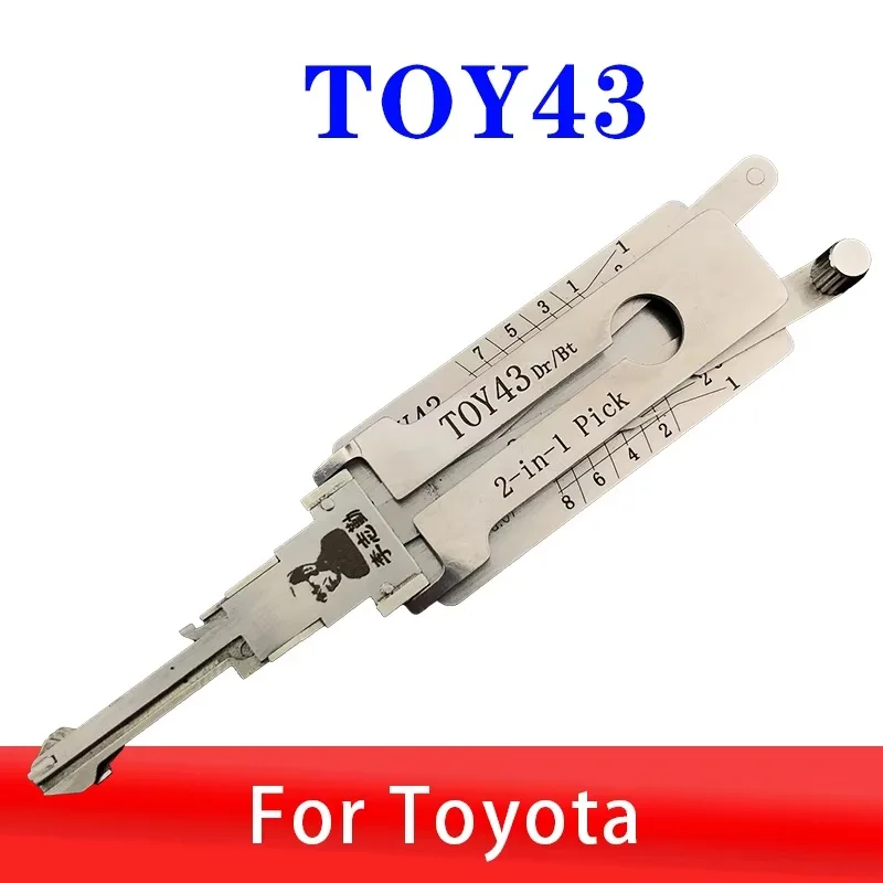 TOY43 LISHI 2in1 Car Door Open Decoder Tool for Older Toyota Lock Picking Locksmiths Tool
TOY43 LISHI 2in1 Car Door Open Decoder Tool for Older Toyota Lock Picking Locksmiths Tool