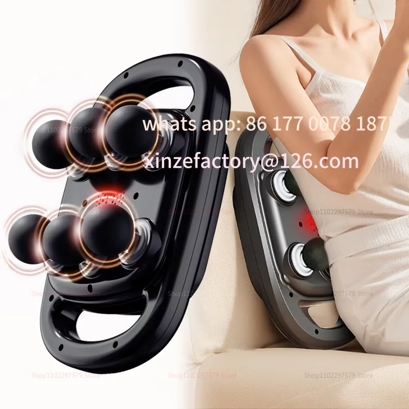 Customizable Fascia Gun High Frequency Massager Neck Body Shoulder Muscle Waist Massage Machine Six Heads Professional
Customizable Fascia Gun High Frequency Massager Neck Body Shoulder Muscle Waist Massage Machine Six Heads Professional