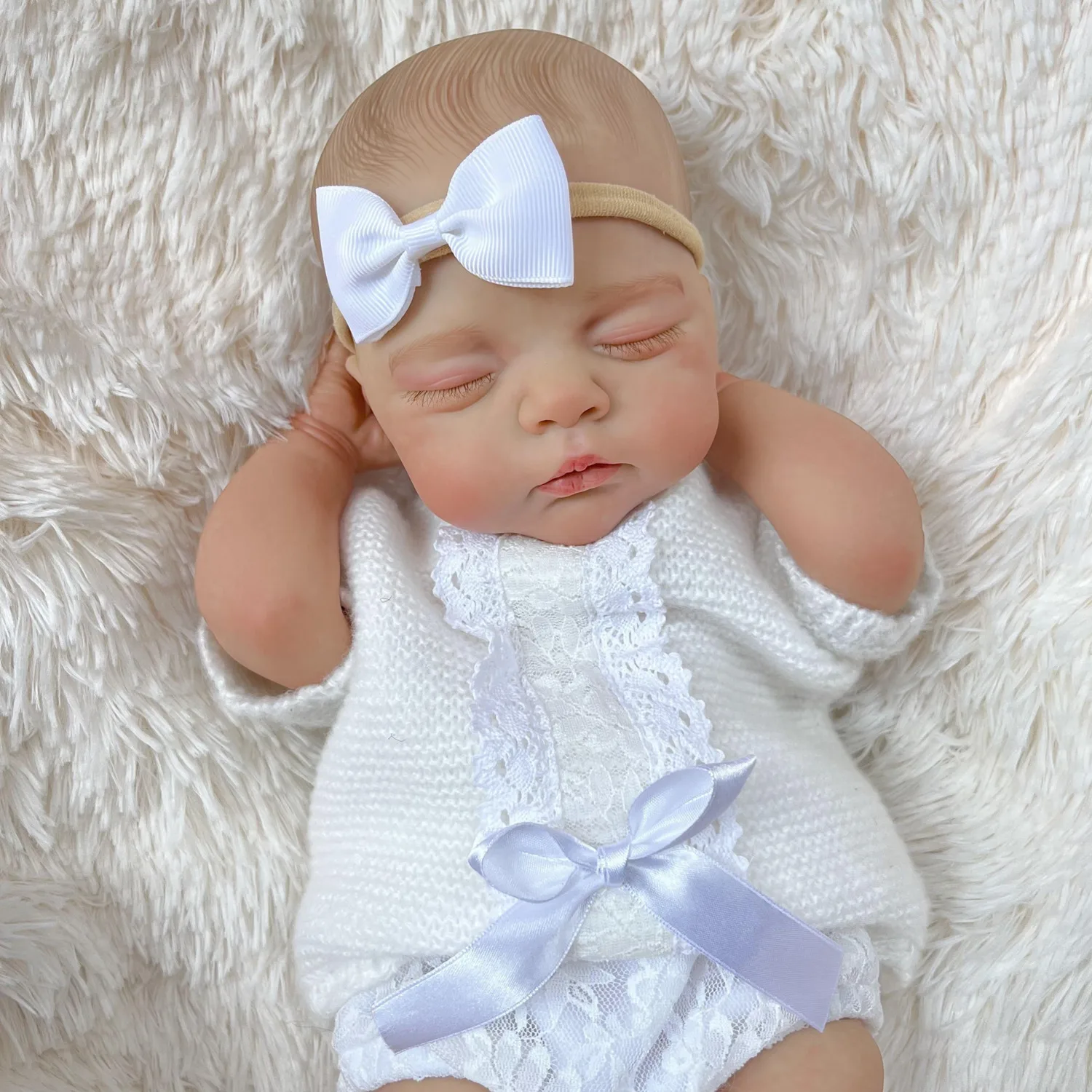 BZDOLL Featuring a Cloth Body and Lifelike 3D-Skin, This 19 inch 48 cm Asleep Reborn Baby Doll Delivers an Ultra-realistic Look
BZDOLL Featuring a Cloth Body and Lifelike 3D-Skin, This 19 inch 48 cm Asleep Reborn Baby Doll Delivers an Ultra-realistic Look