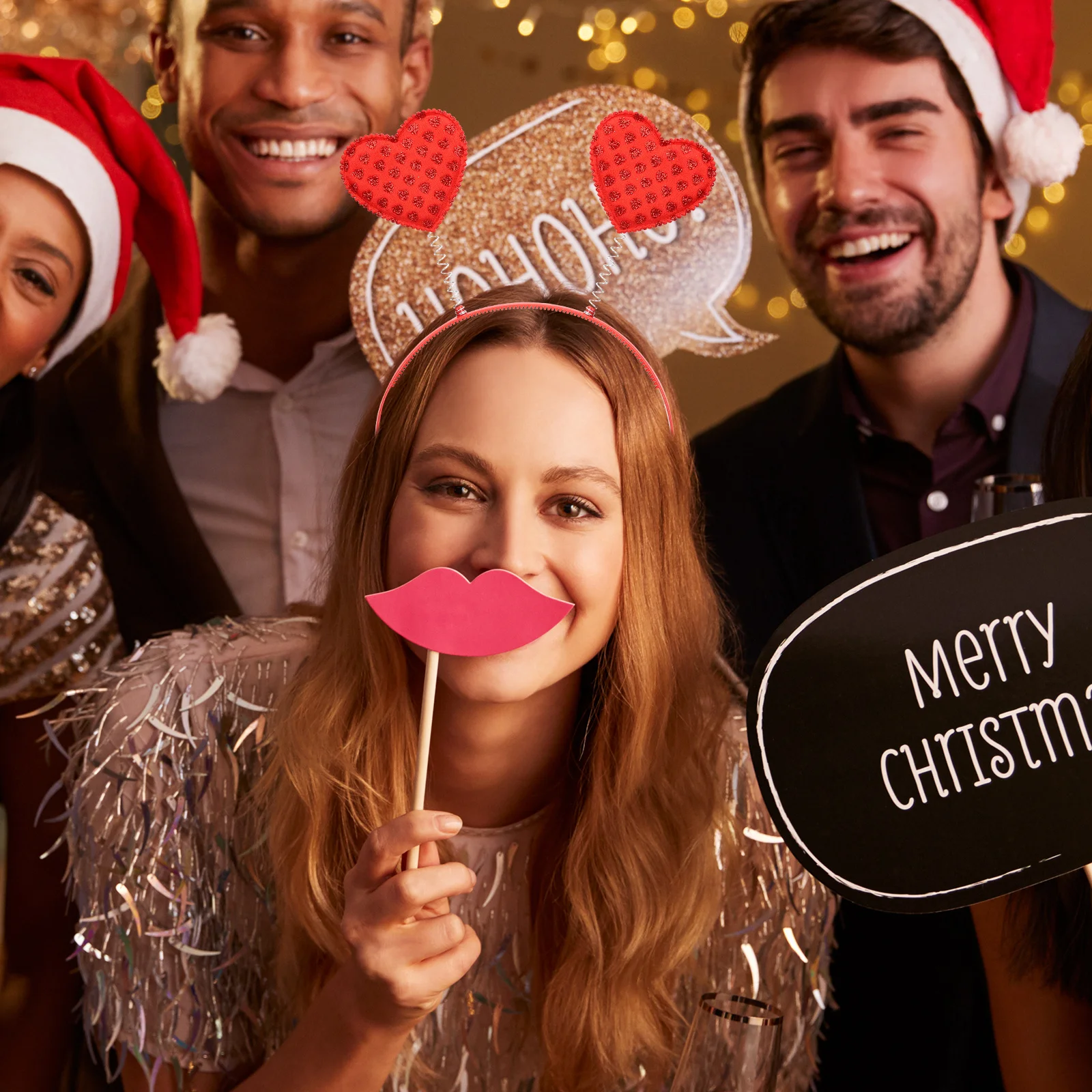 2Pcs Valentines Heart Headbands Express Love Lover Romantic Sweet Atmosphere Party Favors Valentine Valentines Day Accessory
2Pcs Valentines Heart Headbands Express Love Lover Romantic Sweet Atmosphere Party Favors Valentine Valentines Day Accessory