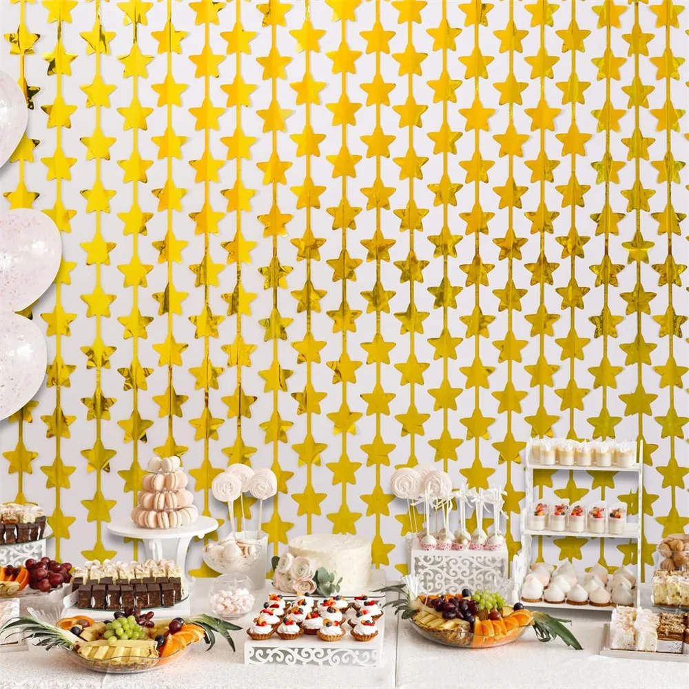 1/2pcs Gold Stars Gold Backdrop Foil Fringe Curtains Bridal Birthday Decor Perfect for Wedding Anniversary Christmas Party Decor
1/2pcs Gold Stars Gold Backdrop Foil Fringe Curtains Bridal Birthday Decor Perfect for Wedding Anniversary Christmas Party Decor