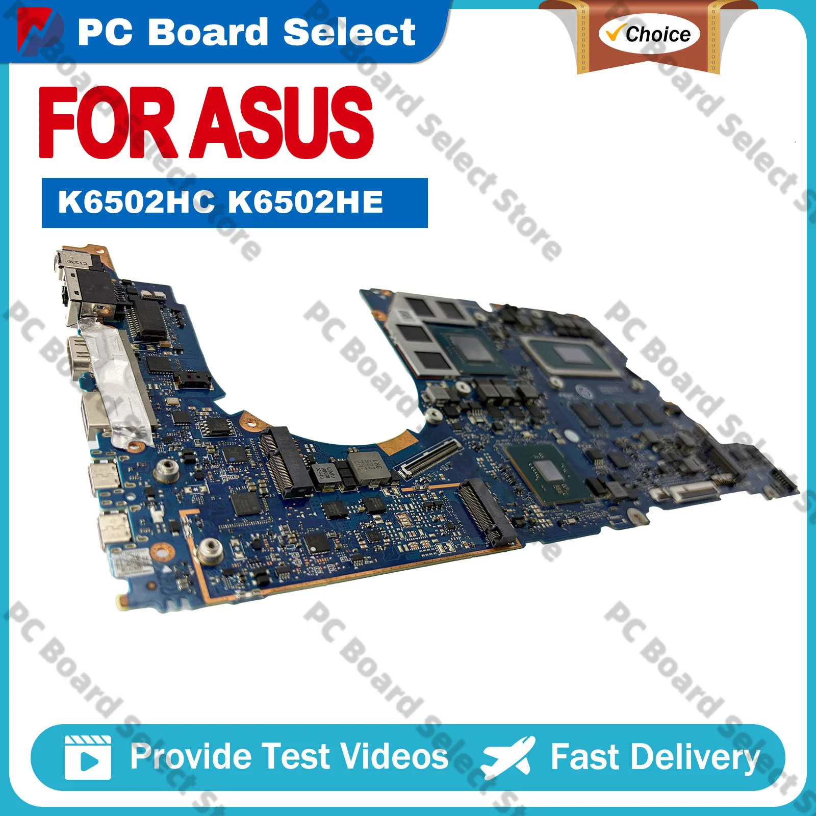K6502H K6502HC Laptop Motherboard For ASUS TUF Gaming K6502HE K6502HC Mainboard With 11th Gen I3 i5 i7 CPU 100% tests fast ship
K6502H K6502HC Laptop Motherboard For ASUS TUF Gaming K6502HE K6502HC Mainboard With 11th Gen I3 i5 i7 CPU 100% tests fast ship