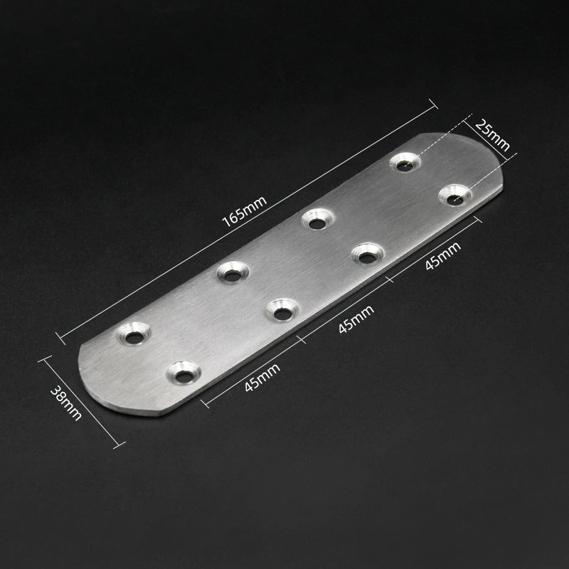 10pcs Straight Angle Metal Bracket Fixed Hole Stainless Steel Brackets for Furniture Wood Board Brace Connect with screws
10pcs Straight Angle Metal Bracket Fixed Hole Stainless Steel Brackets for Furniture Wood Board Brace Connect with screws