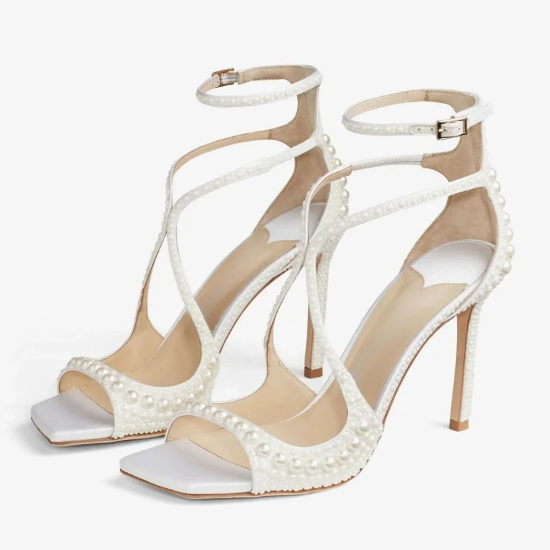 Лето 2022, новые роскошные женские сандалии с белым жемчугом, украшенные ремешками на щиколотке, пикантные женские туфли на высоком каблуке с квадратным носком для вечеринки и свадьбы
Лето 2022, новые роскошные женские сандалии с белым жемчугом, украшенные ремешками на щиколотке, пикантные женские туфли на высоком каблуке с квадратным носком для вечеринки и свадьбы